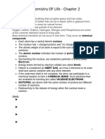 Chemistry of Life Chapter 2