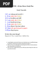 60 Day Study Plan