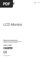 LCD Monitor: Manual de Instrucciones