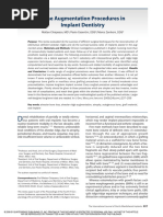 Bone Augmentation Procedures in Implant Dentistry