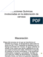 Reacciones Químicas Involucradas en La Elaboración de Cerveza