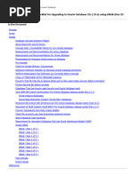 Oracle 19c - Complete Checklist For Upgrading To Oracle Database 19c (19.x) Using DBUA - 2545064.1