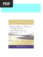 Complete Basic Wills Trusts and Estates For Paralegals Jeffrey A Helewitz PDF For All Chapters