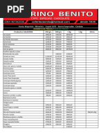 LISTA DE PRECIOS NUEVA Ceferino