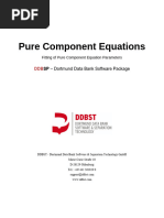 Pure Component Equations