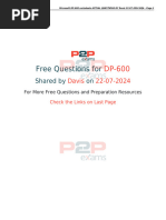 Microsoft DP 600 Certsdeals Actual Questions by Davis 22 07 2024 8qa