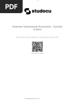 Examen Transversal Economia Carozzi S