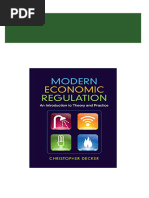 (Ebooks PDF) Download (Ebook PDF) Modern Economic Regulation: An Introduction To Theory and Practice Full Chapters