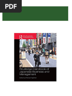 PDF (Ebook PDF) Routledge Handbook of Japanese Business and Management Download