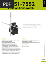 Position Limit Switch 7551-7552