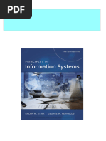 Instant Download Principles of Information Systems Ralph Stair PDF All Chapters