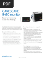 CARESCAPE B450 Monitor Spec Sheet