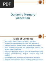 Dynamic Memory Allocation