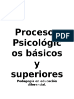 Procesos Psicologicos Basicos y Superiores