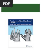 Complete (Ebook PDF) Fractures of The Hand and Carpus: FESSH 2018 Instructional Course Book PDF For All Chapters