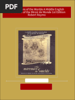 The Mirroure of The Worlde A Middle English Translation of The Miroir de Monde 1st Edition Robert Raymo 2024 Scribd Download