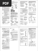 Digital CMOS Laser Sensor GV Series Instruction Manual 96M11664