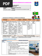 COMUNICACIÓN - Presentamos La Descripción de Una Costumbre de Nuestra Comunidad