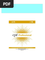 CPT Professional 2019 American Medical Association Ebook All Chapters PDF