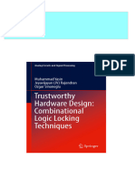 Trustworthy Hardware Design: Combinational Logic Locking Techniques Muhammad Yasin 2024 Scribd Download