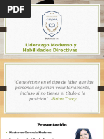 Diplomado en Liderazgo Moderno y Habilidades Directivas (Sesion I)