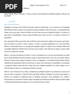 Tarea 6. Película Fresa y Chocolate. Lectura y Resumen Pedro Paramo de Juan Rulfo