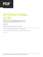 International Gcse Geography Schemes of Work