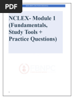 Module 1 (Updated) Fundamentals - NCLEX SEPT