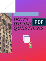 IELTS Idioms and Questions Vocabulary and Tips