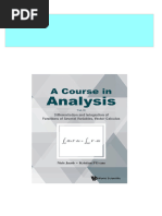 A Course in Analysis Volume II Differentiation and Integration of Functions of Several Variables Vector Calculus 1st Edition Niels Jacob