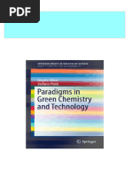 Get Paradigms in Green Chemistry and Technology 1st Edition Angelo Albini Free All Chapters