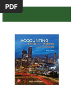 Complete (Ebook PDF) Accounting For Decision Making and Control 9th PDF For All Chapters