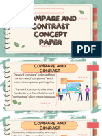 Group 11 Compare and Contrast Concept Paper