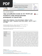 Algae Personification Toxicity by GC MASS and Treatment - 2017 - Egyptian Journ