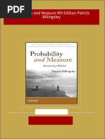 Full Download Probability and Measure 4th Edition Patrick Billingsley PDF