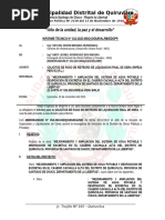 Inf. #012-2023 - Solicita Pago de Reintegro de Liquidacion - Cachulla Alta