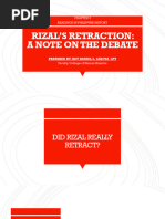 Chapter 3 Lesson 4 Retraction of Rizal