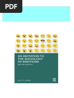 An Invitation To The Sociology of Emotions Second Edition Scott R Harris