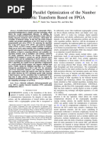 Scalable and Parallel Optimization of The Number Theoretic Transform Based On FPGA