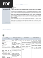 Planificación Unidad 4 4°