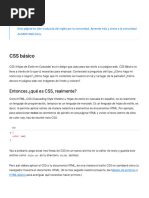 CSS Básico - Aprende Desarrollo Web - MDN