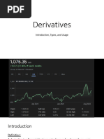 Module 3 Derivatives Introduction, TypesandUsage