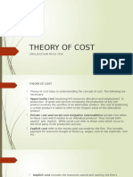 Lesson 9 Theory of Cost...