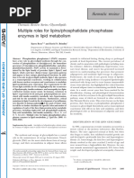 Thematic Review Series Glycerolipids. Multiple Roles For Lipins Phosphatidate Phosphatase Enzymes in Lipid Metabolism