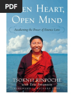 OPEN HEART OPEN MIND by Tsoknyi Rinpoche - About The Book, Advance Praise