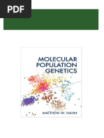 Get (Ebook PDF) Molecular Population Genetics by Matthew W. Hahn Free All Chapters