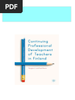 PDF Continuing Professional Development of Teachers in Finland Yongjian Li Download