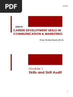 2024 - ICM - Module 1 Employability Skills and Skills Audit - Handout