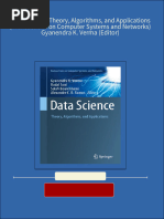 Data Science: Theory, Algorithms, and Applications (Transactions On Computer Systems and Networks) Gyanendra K. Verma (Editor)