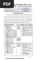 High Court of Himachal Pradesh, Shimla-171 001: "Advertisement Notice"